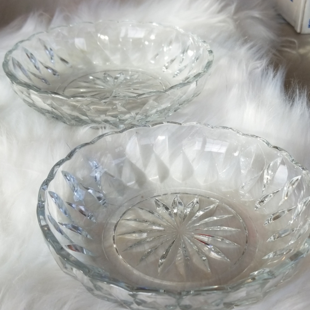 Vintage Princess House Set of Candy Dishes